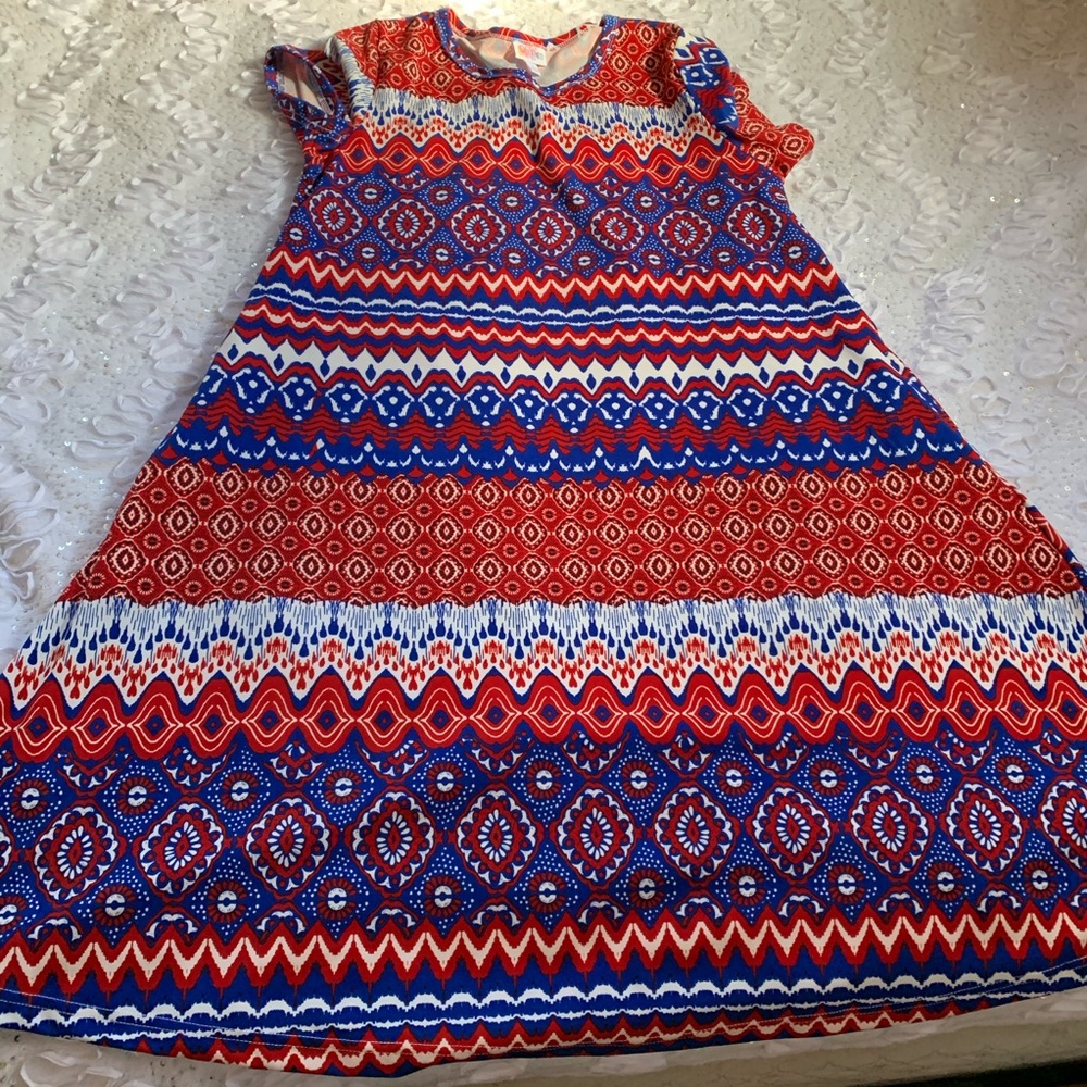 Lula roe Jessie dress large like new!